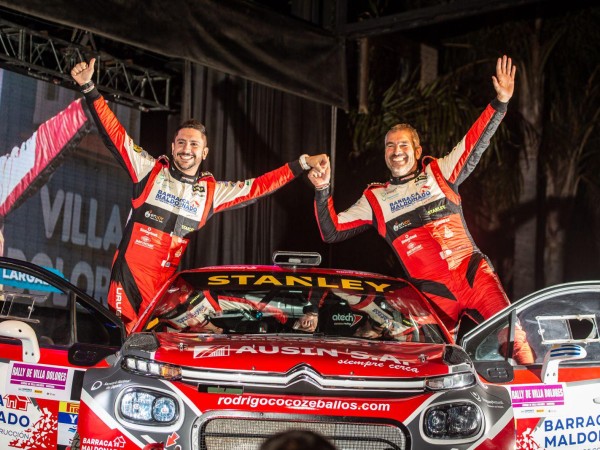 Llegó el primer podio para la dupla uruguaya Zeballos - González en el Rally de la República Argentina
