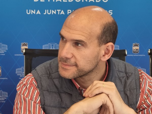 Martín Lema en Maldonado: apuntó a recuperar una banca y defendió la gestión del Mides