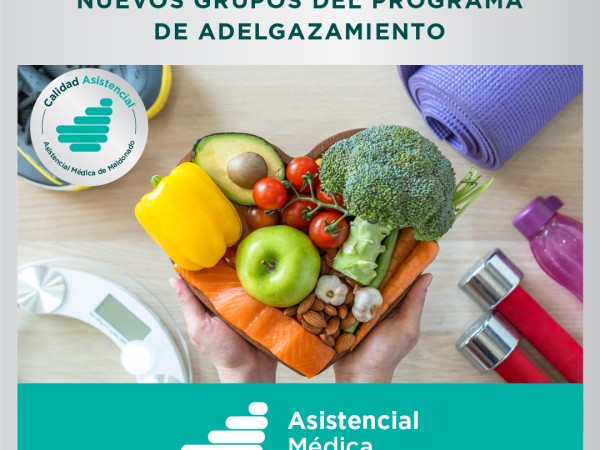 Cultura alimentaria: Asistencial Médica presenta un plan de adelgazamiento con equipo de profesionales