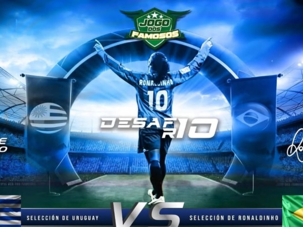 Jogo dos Famosos: el partido de las estrellas de Ronaldinho se jugará en el Campus