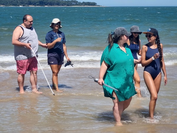 Antía sobre habilitación de playas accesibles: “Sin dudas vale la pena ver esas caritas de disfrute”