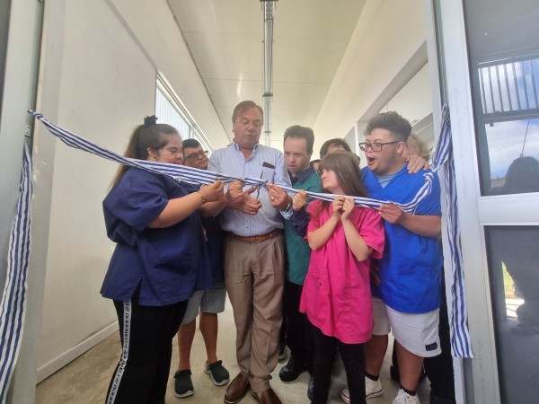 Se inauguraron obras de infraestructura en el lavadero de la Asociación Down de Maldonado