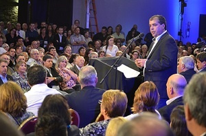 Con el foco puesto en normas que transmitan valores positivos, Rodrigo Blás presentó su plan de gobierno