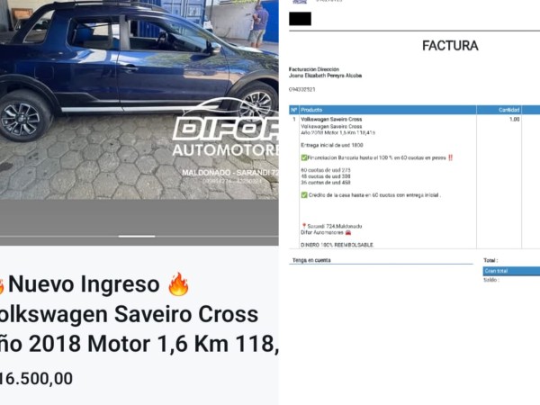 Denuncian estafas con perfiles falsos que superan los 6.000 dólares en ventas de autos